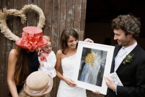 Obrazy originální dárek ke svatbě - obraz Zdeňka Urbanová